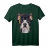 Süße französische Bulldogge im Hochschulabschluss Kappe T-Shirt - Lustiges Hundedesign für Tier- und Hundeeliebhaber