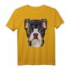 Süße französische Bulldogge im Hochschulabschluss Kappe T-Shirt - Lustiges Hundedesign für Tier- und Hundeeliebhaber