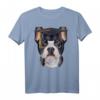 Süße französische Bulldogge im Hochschulabschluss Kappe T-Shirt - Lustiges Hundedesign für Tier- und Hundeeliebhaber