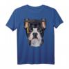 Süße französische Bulldogge im Hochschulabschluss Kappe T-Shirt - Lustiges Hundedesign für Tier- und Hundeeliebhaber