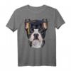 Süße französische Bulldogge im Hochschulabschluss Kappe T-Shirt - Lustiges Hundedesign für Tier- und Hundeeliebhaber