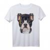 Süße französische Bulldogge im Hochschulabschluss Kappe T-Shirt - Lustiges Hundedesign für Tier- und Hundeeliebhaber