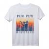 PEW PEW MADAFAKAS Französische Bulldogge T-Shirt – Lustiges Geschenk für Hundebesitzer, Damen und Herren