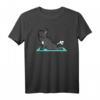 Französische Bulldogge Yoga Pose Lustiges Hundegeschenk T-Shirt – Perfekt für Frenchie Fans, Männer, Frauen & Kinder