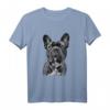 Französische Bulldogge Kleidung Damen Geschenk T-Shirt - Süßes Frenchie Design für Hunde-Liebhaber