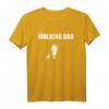 Walking Dad Französische Bulldogge Idee zum Vatertag T-Shirt - Humorvolles Geschenk für Bulldoggenliebhaber und Väter