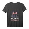 Damen Hunde Oma T-Shirt mit Französischer Bulldogge - Lustiges Gassi Motiv für Frauchen & Hundeliebhaberinnen, Perfekt als Geschenk zum Geburtstag, Weihnachten & Muttertag