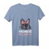 Damen Hunde Oma T-Shirt mit Französischer Bulldogge - Lustiges Gassi Motiv für Frauchen & Hundeliebhaberinnen, Perfekt als Geschenk zum Geburtstag, Weihnachten & Muttertag