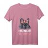 Damen Hunde Oma T-Shirt mit Französischer Bulldogge - Lustiges Gassi Motiv für Frauchen & Hundeliebhaberinnen, Perfekt als Geschenk zum Geburtstag, Weihnachten & Muttertag