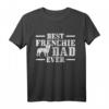 HapFrog Hundebesitzer T-Shirt mit Vintage Französischer Bulldogge - Perfektes Geschenk für Frenchie Dads