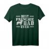 HapFrog Hundebesitzer T-Shirt mit Vintage Französischer Bulldogge - Perfektes Geschenk für Frenchie Dads