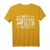 HapFrog Hundebesitzer T-Shirt mit Vintage Französischer Bulldogge - Perfektes Geschenk für Frenchie Dads