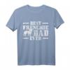 HapFrog Hundebesitzer T-Shirt mit Vintage Französischer Bulldogge - Perfektes Geschenk für Frenchie Dads