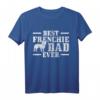HapFrog Hundebesitzer T-Shirt mit Vintage Französischer Bulldogge - Perfektes Geschenk für Frenchie Dads