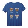 Lustiges Französische Bulldogge Hund T-Shirt mit Masken-Motiv - Perfekt für Hundeliebhaber, Zyniker und Humorvolle Geschenke