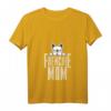 Damen Frenchie Mama T-Shirt mit V-Ausschnitt - Perfektes Geschenk für Hundeliebhaberinnen und Französische Bulldoggen Fans