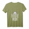 Damen Frenchie Mama T-Shirt mit V-Ausschnitt - Perfektes Geschenk für Hundeliebhaberinnen und Französische Bulldoggen Fans