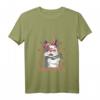 Damen Frenchie Mom Französische Bulldogge Hund T-Shirt mit V-Ausschnitt – Lustiges Hundemotiv, Geschenk für Hundeliebhaberinnen & Frauchen