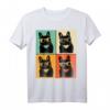 Retro Französische Bulldogge mit Sonnenbrille Geschenk T-Shirt - Perfektes Geschenk für Bulldoggenliebhaber, Mütter, Väter & Tierfreunde