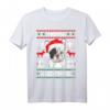 Französische Bulldogge - Merry Woofmas Hund Weihnachten Xmas T-Shirt für Frenchie-Liebhaber | Festliches Hundeshirt als Weihnachtsgeschenk