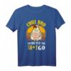 Englische Bulldogge T-Shirt mit Yoga Chill Bro Spruch - Lustiges Geschenk zum Geburtstag & Weihnachten für Hunde- und Yoga-Fans