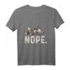 Nope Lazy Französische Bulldogge Dog Lover Geschenk T-Shirt – Perfektes Geschenk für Hunde- und Bulldoggenfans, Tierliebhaber & Tierretter