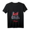 Damen Französische Bulldogge Mama T-Shirt mit V-Ausschnitt – Lustiges Hundemotiv, Geschenkidee für Hunde- und Frenchie-Liebhaber