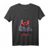 Damen Französische Bulldogge Mama T-Shirt mit V-Ausschnitt – Lustiges Hundemotiv, Geschenkidee für Hunde- und Frenchie-Liebhaber