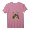 Lustiges Damen Bulldogge Pew Pew Madafakas T-Shirt mit V-Ausschnitt – Humorvolles Tiermotiv, bequem und perfekt als Geschenk