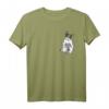 Französische Bulldogge in Brusttasche T-Shirt - Perfektes Hundehalter- und Bulldoggen-Geschenk für Fans & Besitzer