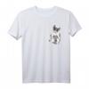Französische Bulldogge in Brusttasche T-Shirt - Perfektes Hundehalter- und Bulldoggen-Geschenk für Fans & Besitzer