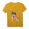Damen T-Shirt mit I Love Mommy Französische Bulldogge - Perfektes Geschenk für Hundeliebhaberinnen, Mütter & Bulldoggen-Fans