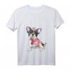 Damen T-Shirt mit I Love Mommy Französische Bulldogge - Perfektes Geschenk für Hundeliebhaberinnen, Mütter & Bulldoggen-Fans