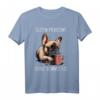 Französische Bulldogge T-Shirt mit Spruch 'Guten Morgen ganz dünnes Eis' – Lustiges Hundedesign für Bulldoggenliebhaber