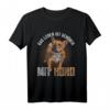 Das Leben ist schöner mit Hund T-Shirt - Französische Bulldogge Motiv, perfektes Geschenk für Hundeliebhaber zu Weihnachten & Geburtstag
