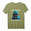 Französische Bulldogge mit Hoodi - Lustiges Hundemotiv T-Shirt für Hundeliebhaber, Trendige Retro Vintage Geschenkidee für Geburtstage & Weihnachten