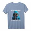 Französische Bulldogge mit Hoodi - Lustiges Hundemotiv T-Shirt für Hundeliebhaber, Trendige Retro Vintage Geschenkidee für Geburtstage & Weihnachten
