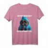 Französische Bulldogge mit Hoodi - Lustiges Hundemotiv T-Shirt für Hundeliebhaber, Trendige Retro Vintage Geschenkidee für Geburtstage & Weihnachten