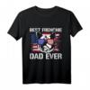 Amerika Flagge Hunde Papa Geschenk Französische Bulldogge T-Shirt – Perfektes Geschenk für Hundeliebhaber & Tierfreunde zu Weihnachten & Geburtstag