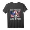 Amerika Flagge Hunde Papa Geschenk Französische Bulldogge T-Shirt – Perfektes Geschenk für Hundeliebhaber & Tierfreunde zu Weihnachten & Geburtstag