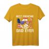 Amerika Flagge Hunde Papa Geschenk Französische Bulldogge T-Shirt – Perfektes Geschenk für Hundeliebhaber & Tierfreunde zu Weihnachten & Geburtstag