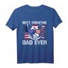 Amerika Flagge Hunde Papa Geschenk Französische Bulldogge T-Shirt – Perfektes Geschenk für Hundeliebhaber & Tierfreunde zu Weihnachten & Geburtstag