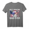 Amerika Flagge Hunde Papa Geschenk Französische Bulldogge T-Shirt – Perfektes Geschenk für Hundeliebhaber & Tierfreunde zu Weihnachten & Geburtstag