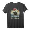 Pardon My French - Retro Lustiges Frenchie T-Shirt | Französische Bulldogge Vintage Kleidung im 60er/70er Stil für Hunde- und Tierliebhaber