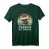 Pardon My French - Retro Lustiges Frenchie T-Shirt | Französische Bulldogge Vintage Kleidung im 60er/70er Stil für Hunde- und Tierliebhaber