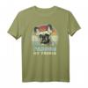 Pardon My French - Retro Lustiges Frenchie T-Shirt | Französische Bulldogge Vintage Kleidung im 60er/70er Stil für Hunde- und Tierliebhaber