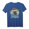 Pardon My French - Retro Lustiges Frenchie T-Shirt | Französische Bulldogge Vintage Kleidung im 60er/70er Stil für Hunde- und Tierliebhaber