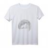 Damen Mond und Hund Silhouette – Bullmastiff T-Shirt mit V-Ausschnitt für Hundeliebhaber, Geburtstag & Weihnachten
