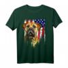 Bullmastiff Hund T-Shirt mit USA Flagge – Perfektes Geschenk für Hundeliebhaber, Patriot, Veteran & Feiertage wie 4. Juli & Weihnachten