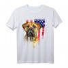 Bullmastiff Hund T-Shirt mit USA Flagge – Perfektes Geschenk für Hundeliebhaber, Patriot, Veteran & Feiertage wie 4. Juli & Weihnachten